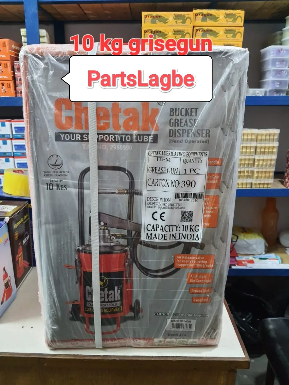 Chetak 10 KG Grease Gun