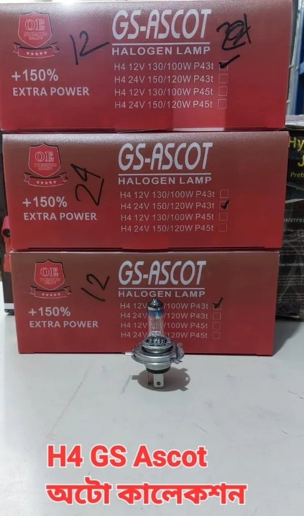 GS-ASCOT Halogen Lamp H4 Series