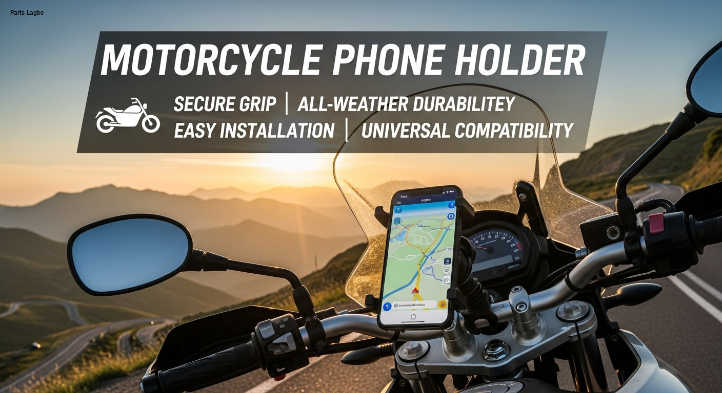 Universal Aluminum Alloy Motorcycle & Bicycle Phone Holder - Heavy Duty Metal Talon Grip - 360° Rotating Anti-Shake Bike Mount for 4.0"-7.0" Smartphones