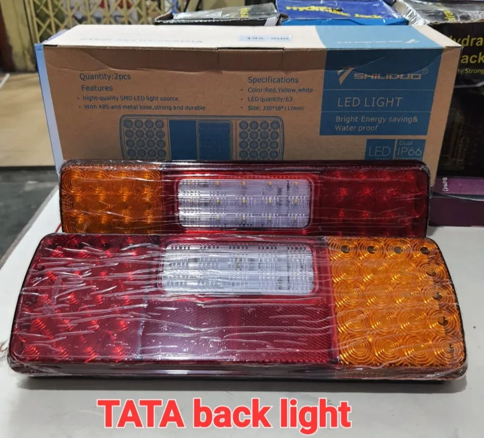 SHILIDUO 63-LED SMD Tail Light for Tata (Red/Yellow/White)